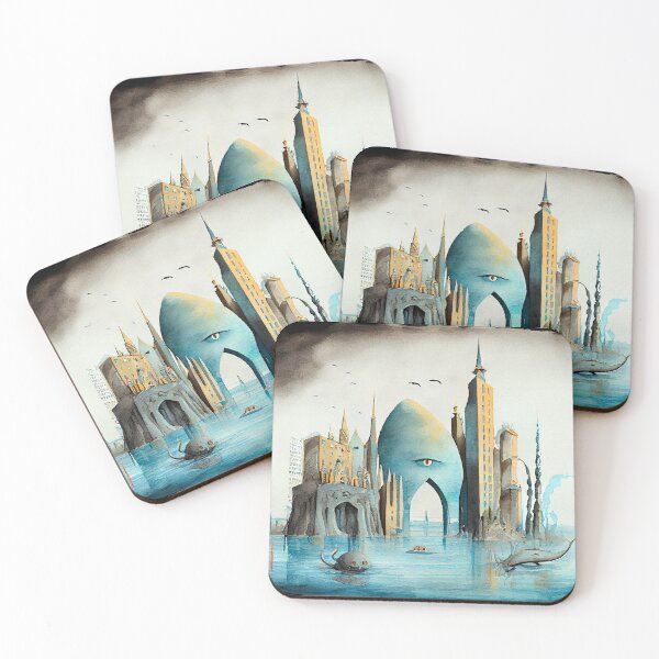 Item preview, Surrealist Cityscape II designed and sold by Red-Alien.
