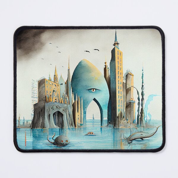 Item preview, Surrealist Cityscape II designed and sold by Red-Alien.