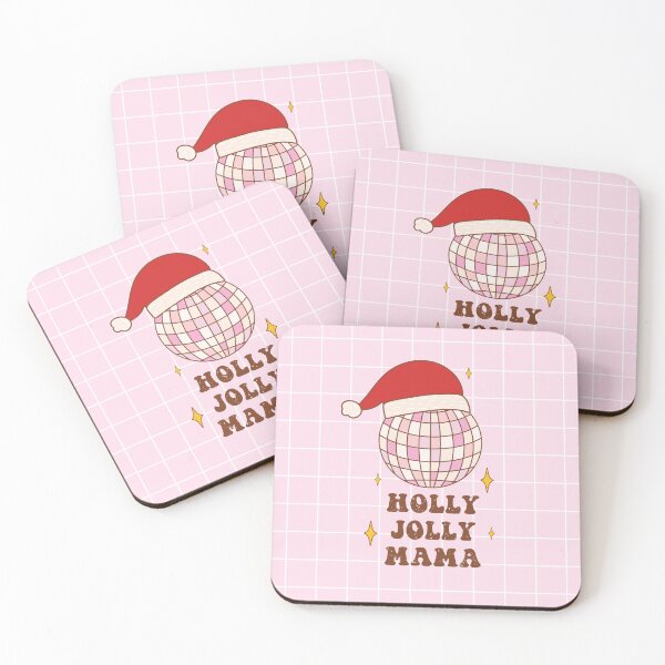 Item preview, Retro vintage Christmas groovy Santa disco ball. Holly Jolly Mama. designed and sold by CoCoArt-Ua.
