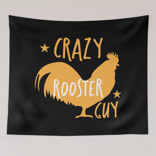 Item preview, Crazy rooster guy designed and sold by jazzydevil.