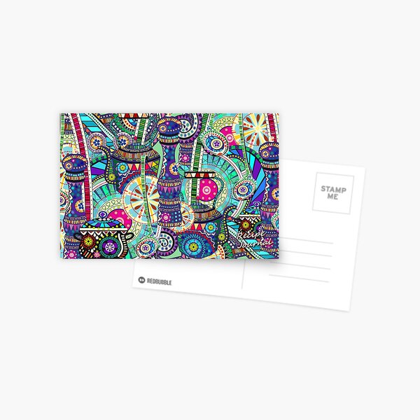 Carnival Food Postcard