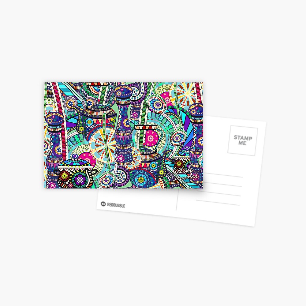Carnival Food Postcard