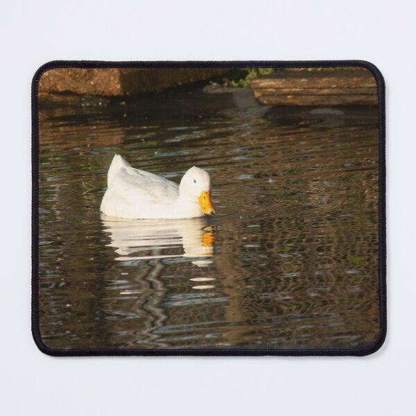 Item preview, white duck in a pond designed and sold by Francespoppy.