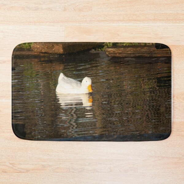 Item preview, white duck in a pond designed and sold by Francespoppy.