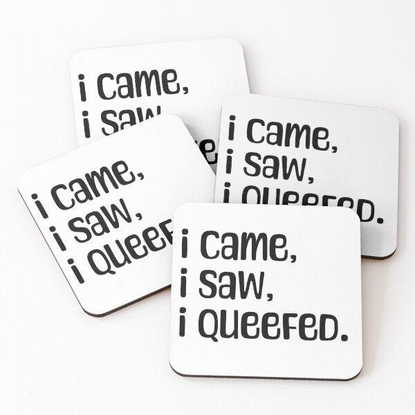 Item preview, I came, I saw, I queefed. In Black. designed and sold by Cavemen.