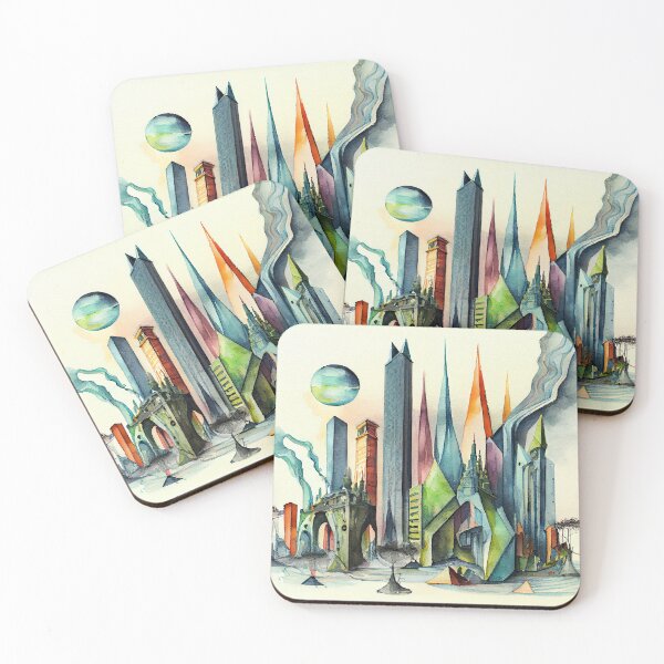 Item preview, Surrealist Cityscape III designed and sold by Red-Alien.