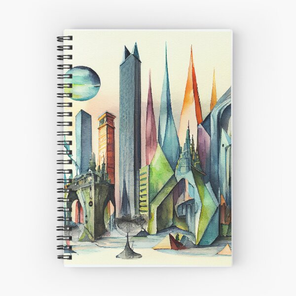 Aperçu de l'œuvre Paysage urbain surréaliste III créée et vendue par Red-Alien.