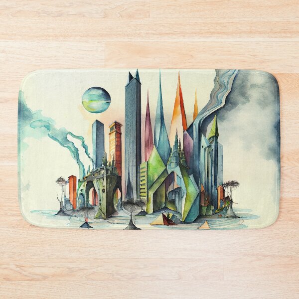 Item preview, Surrealist Cityscape III designed and sold by Red-Alien.