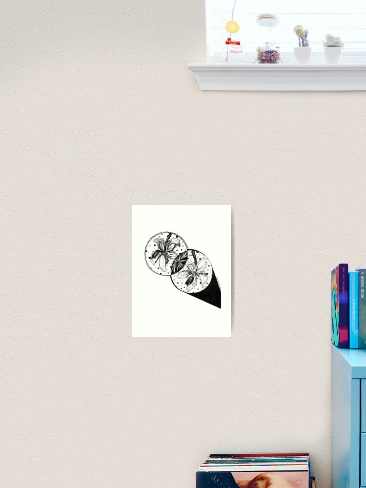 Thumbnail 1 of 3, Art Print, Seeing Double, Ink Drawing designed and sold by Danielle Scott.