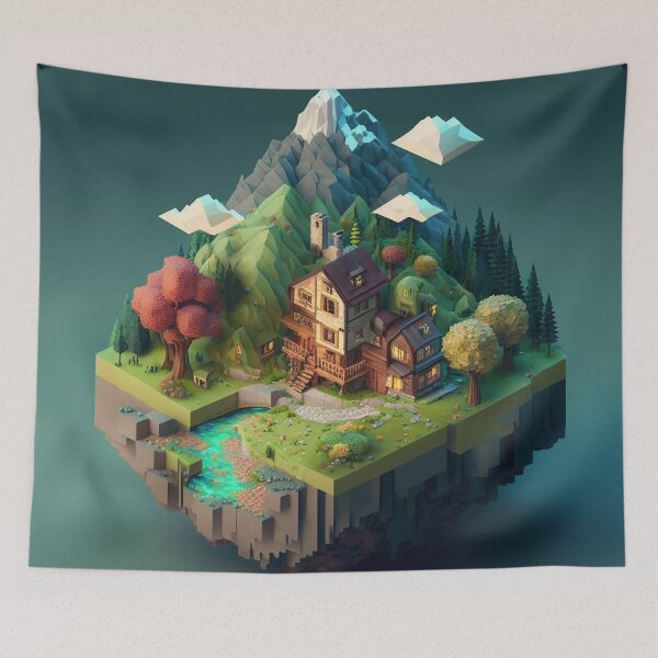 Item preview, My small worlds : Mountain chalet 2 designed and sold by Lagavulin01.