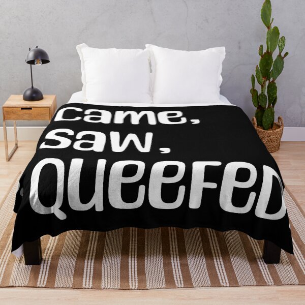 Item preview, I came, I saw, I queefed. In White. designed and sold by Cavemen.