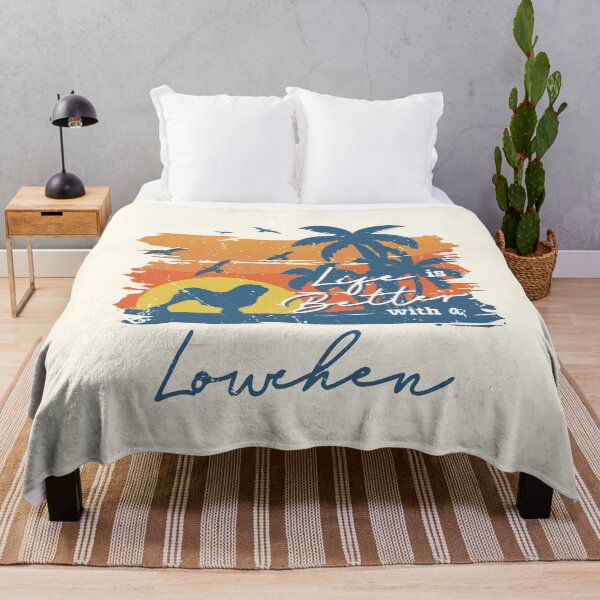 Item preview, Life is Better With Lowchen Beach Sunset Retro Vintage designed and sold by rafaeltto.