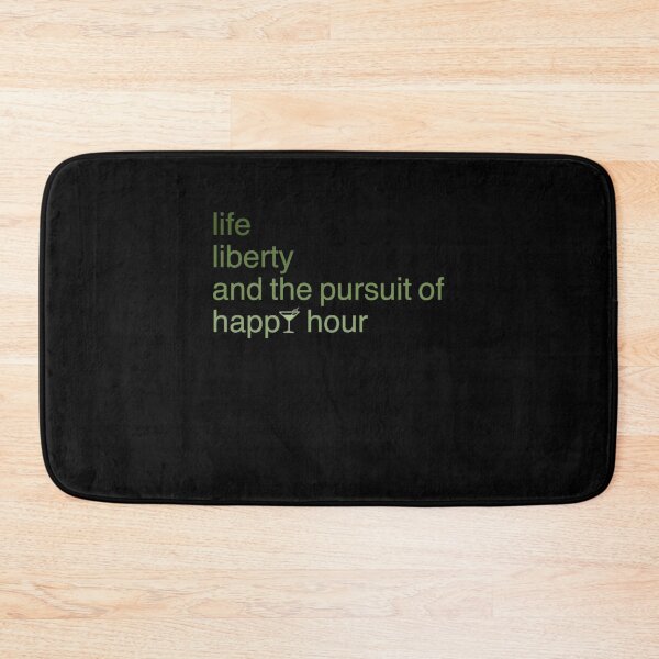 Item preview, Life liberty and the pursuit of happy hour Hawkeye Pierce103 designed and sold by SweetWildDesign.