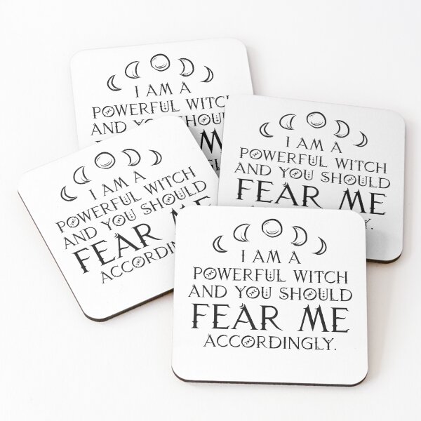 Item preview, I am a powerful witch and you should fear me accordingly designed and sold by mysticholic.