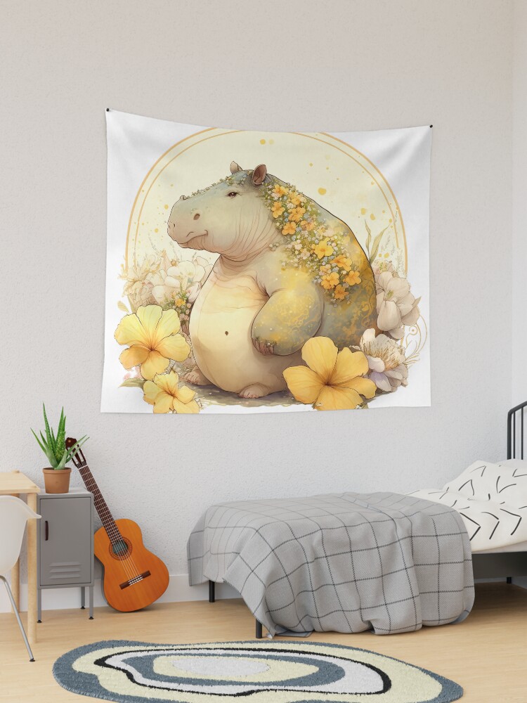 Hippo tapestry new arrivals