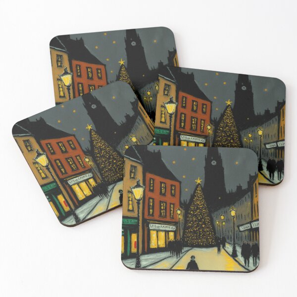 Item preview, CHRISTMAS SCENE PAINTING Midjourney AI art designed and sold by davidjulie.