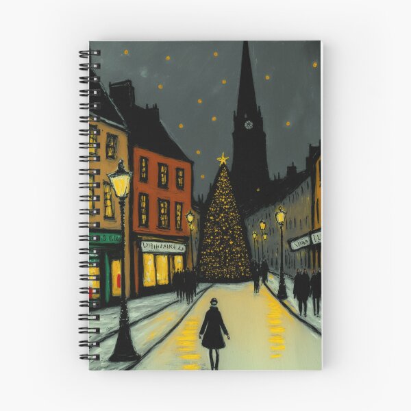 Item preview, CHRISTMAS SCENE PAINTING Midjourney AI art designed and sold by davidjulie.