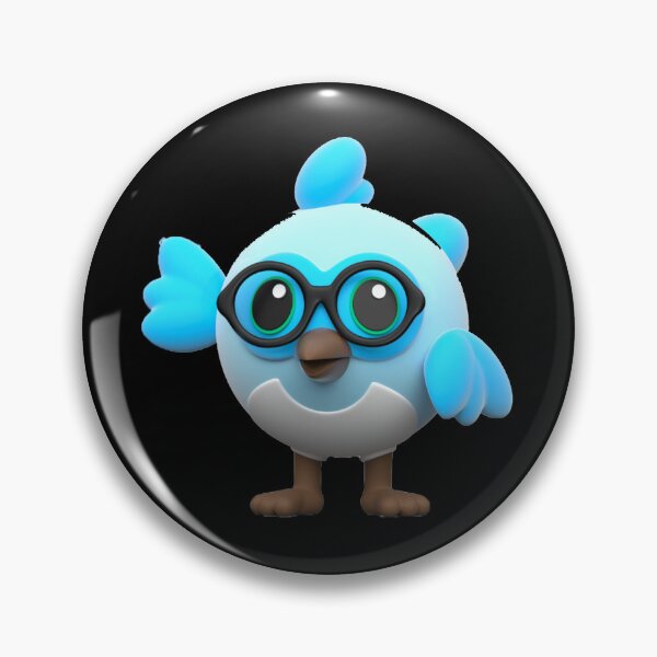 Item preview, Flutter Dash Bird with Specs designed and sold by tshirtsandme.