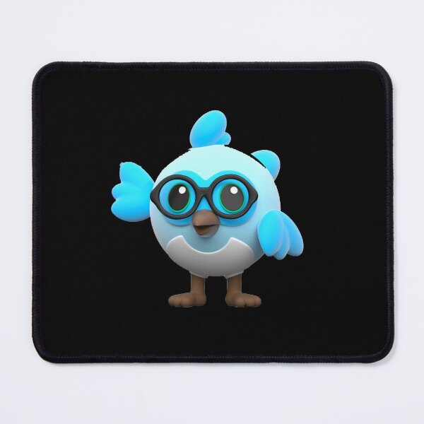Item preview, Flutter Dash Bird with Specs designed and sold by tshirtsandme.