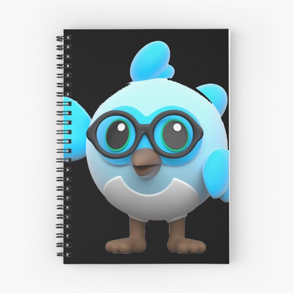 Item preview, Flutter Dash Bird with Specs designed and sold by tshirtsandme.