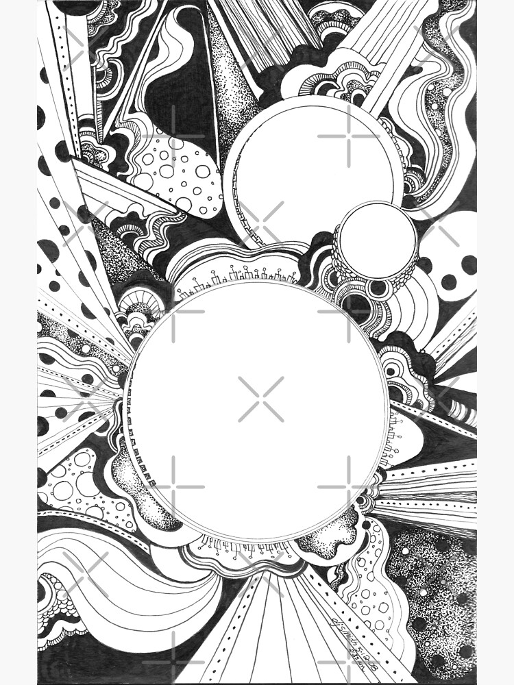 Thumbnail 3 of 3, Photographic Print, Pipe Dream, Ink Drawing designed and sold by Danielle Scott.