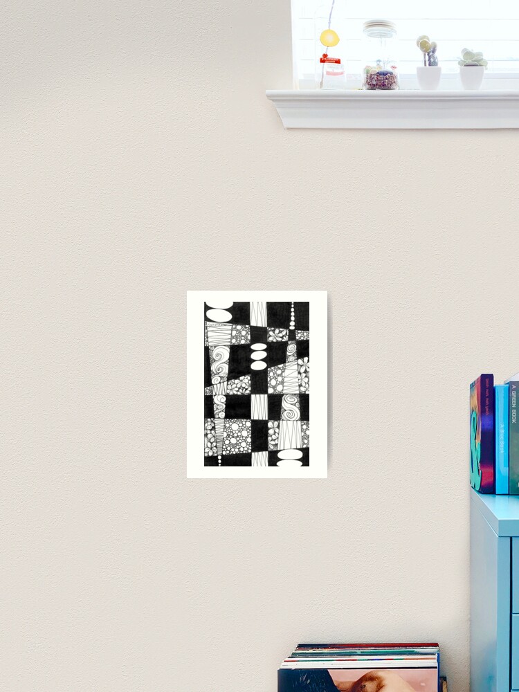 Thumbnail 1 of 3, Art Print, Boundaries, Ink Drawing designed and sold by Danielle Scott.