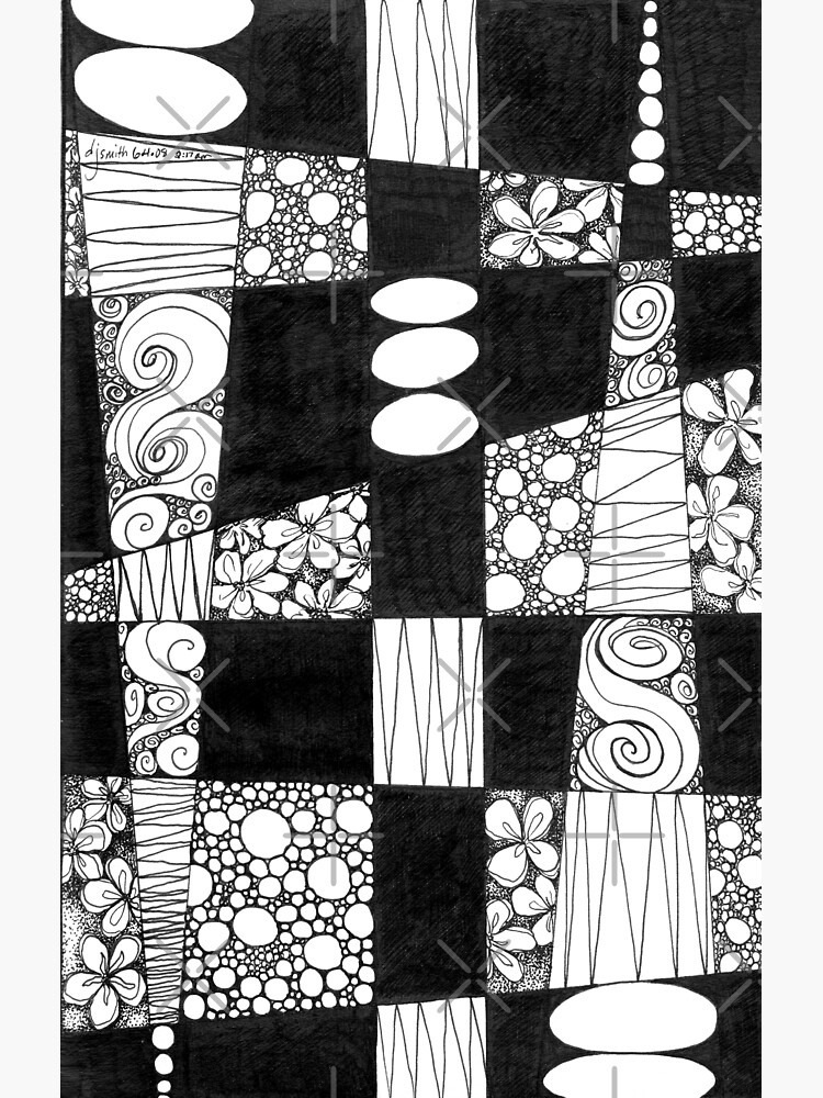 Thumbnail 3 of 3, Art Print, Boundaries, Ink Drawing designed and sold by Danielle Scott.