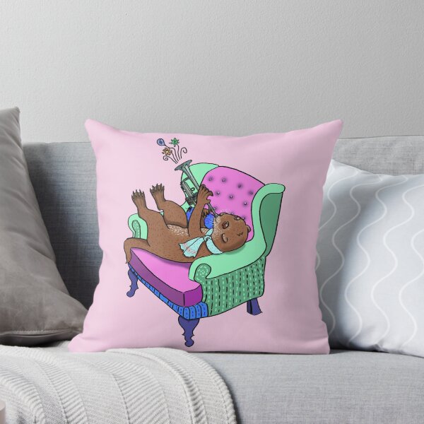 Item preview, Otter plays Trumpet in a Wing backed Chair designed and sold by MissMusica.