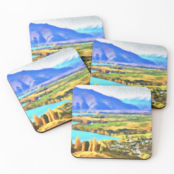 Item preview, "Lake Wakatipu" 2022 New Zealand print designed and sold by LocalArtGuy.