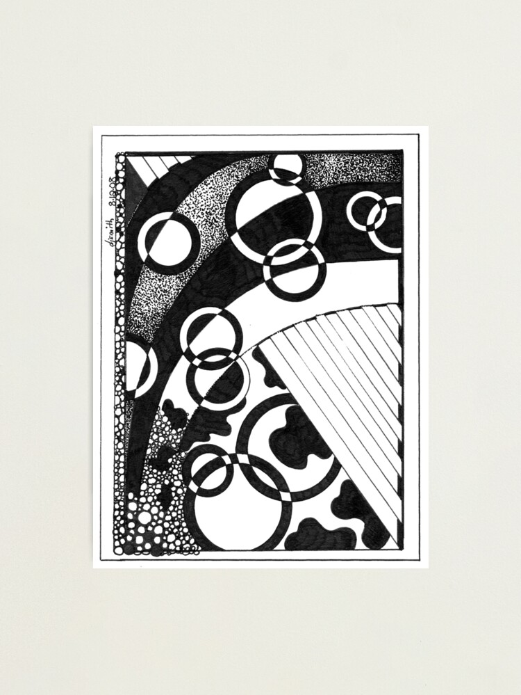 Thumbnail 2 of 3, Photographic Print, Recondite, Ink Drawing designed and sold by Danielle Scott.