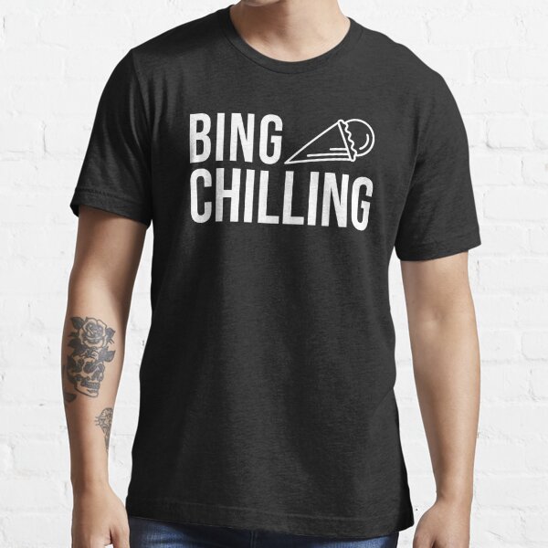 Bing Chilling Bing Chilling Long Sleeve T-Shirt TeePublic