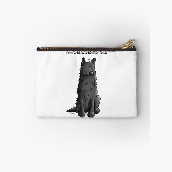 Item preview, Happy Groenendael Dog Cartoon  designed and sold by modartis.