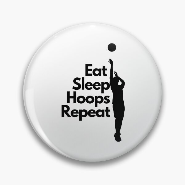 Item preview, Eat Sleep Hoops Repeat designed and sold by Simo0455.