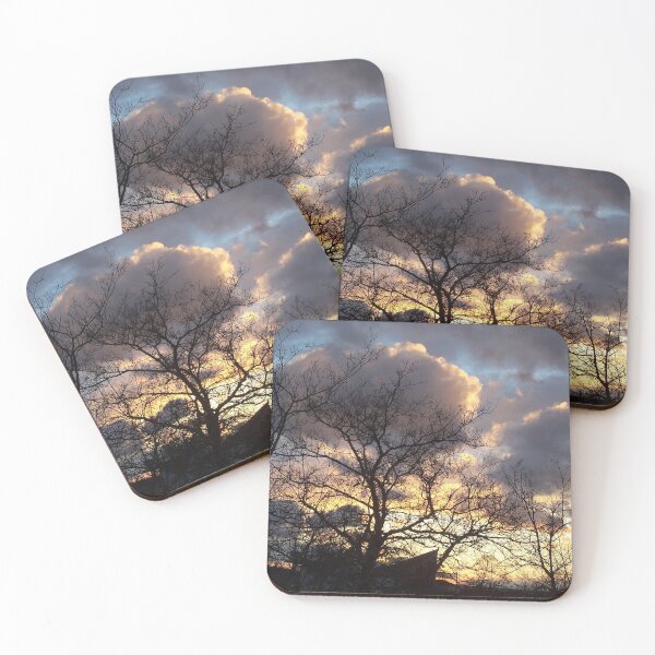 Item preview, Nova Scotia Sunset,  trees and Clouds, from my back window. designed and sold by DianeBP.