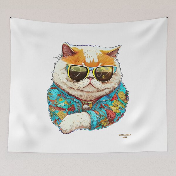 Item preview, Cool Exotic Short Hair Cat - Cool Pet 15 designed and sold by Mitch-Angelo.