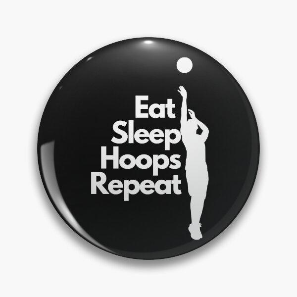 Item preview, Eat Sleep Hoops Repeat designed and sold by Simo0455.