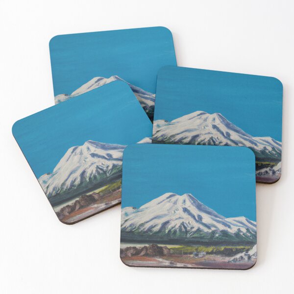 Item preview, "Tongariro in Winter" 2022 New Zealand print designed and sold by LocalArtGuy.