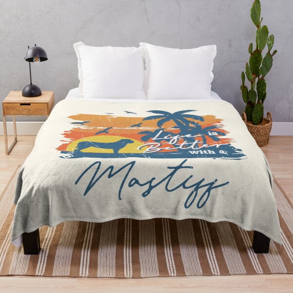 Item preview, Life is Better With Mastiff Beach Sunset Retro Vintage designed and sold by rafaeltto.