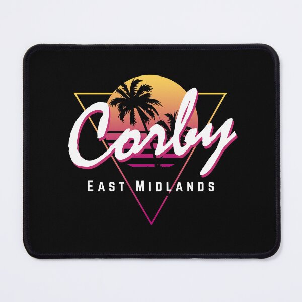 Item preview, Funny 80s Retro Sunset 'Corby' East Midlands designed and sold by dinosareforever.