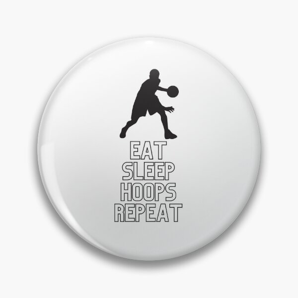 Item preview, Eat Sleep Hoops Repeat designed and sold by Simo0455.