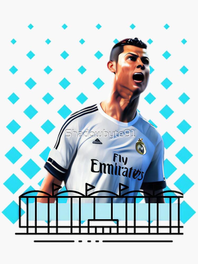 cristiano ronaldo siuuu  Sticker for Sale by masahiko212