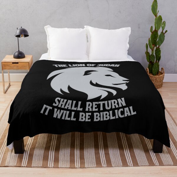 Item preview, The Lion Of Judah Shall Return, It Will Be Biblical (Grey) designed and sold by EverLife.