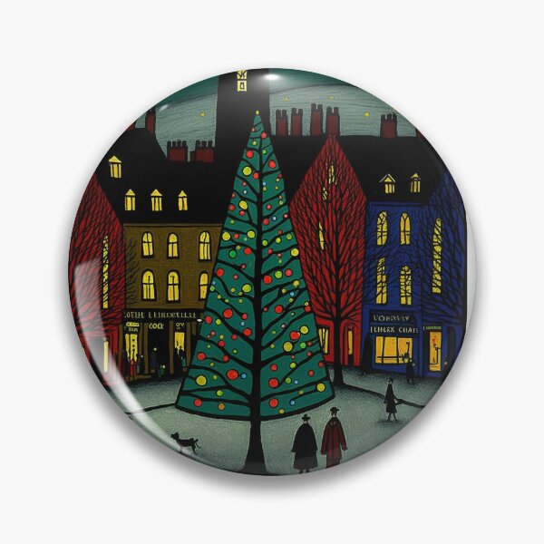 Item preview, CHRISTMAS SCENE PAINTING Midjourney AI art designed and sold by davidjulie.