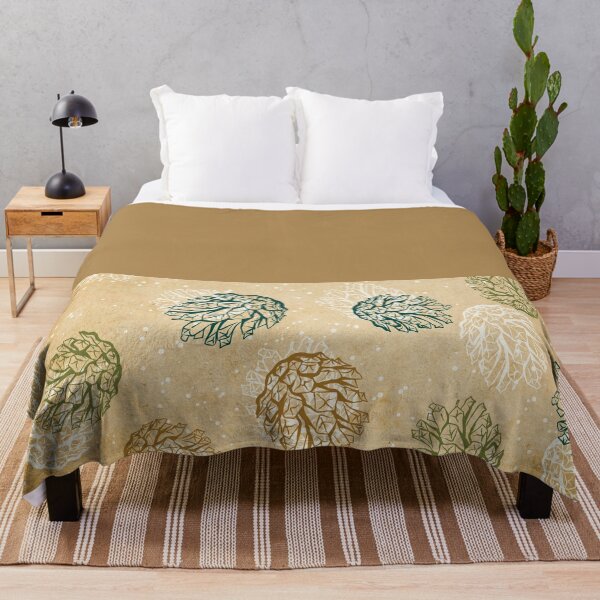 Item preview, Gold Horizontal Split Colorful Pinecone Pattern on Vintage Style designed and sold by HiddenPuppets.