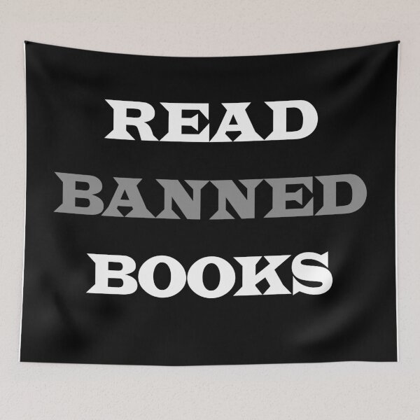 Item preview, READ BANNED BOOKS Vintage Font designed and sold by starkle.
