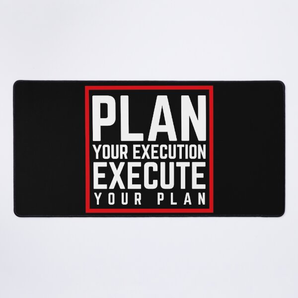 Item preview, Plan Your Execution Execute Your Plan designed and sold by KingsManKind.