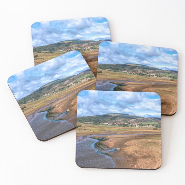 Item preview, River Ebro and Spanish Countryside with Green Fields and Hills Cantabria Spain designed and sold by acceleratorhams.