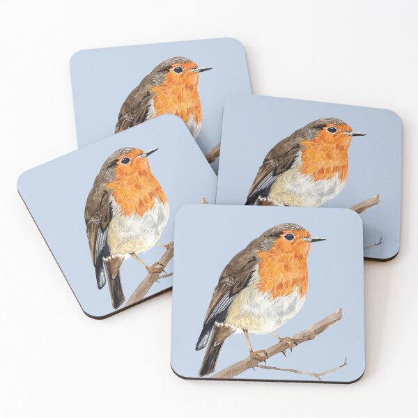 Item preview, EUROPEAN ROBIN designed and sold by BEATRIZ ABAITUA.