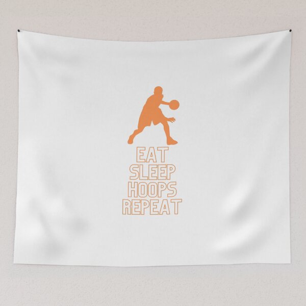 Item preview, Eat Sleep Hoops Repeat designed and sold by Simo0455.