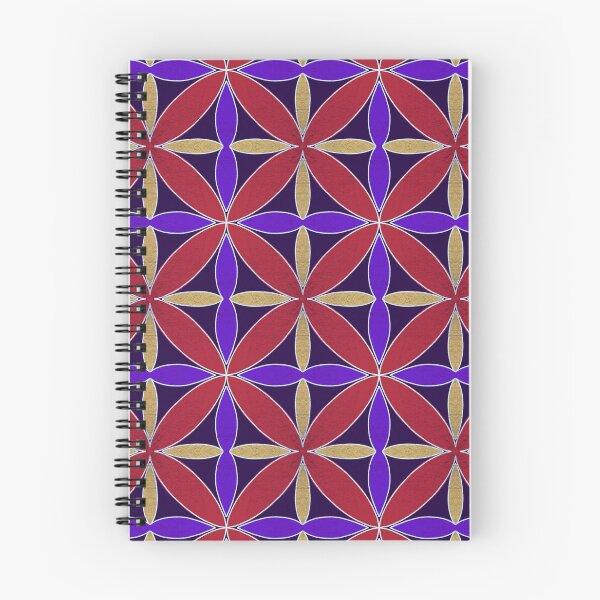 Artikelvorschau, Rot Lila Gold Geometrisch entworfen und verkauft von Jane Izzy Designs.